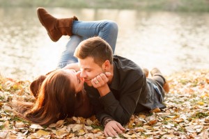 Couple on beach
