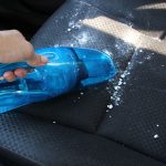 Baking soda on car seat