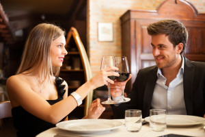 Date at restaurant
